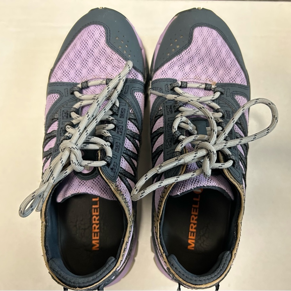Merrell Women's Lavender and Charcoal Athletic Shoes-